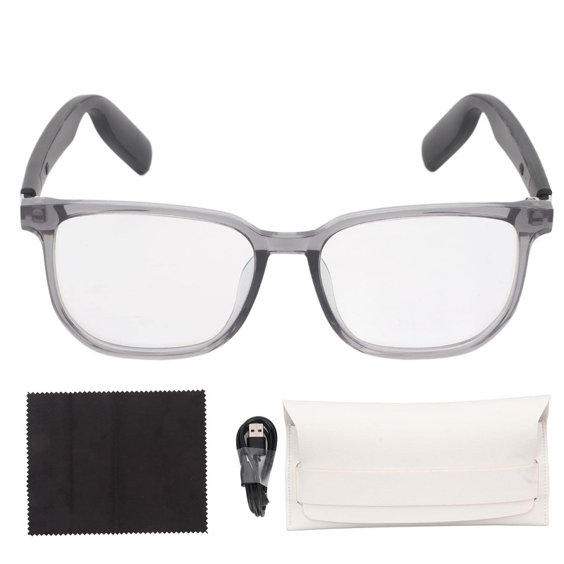 Smart Glasses, IP67 Waterproof Bluetooth Glasses, Blue Light Blocking Touch