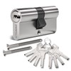 Bwintech 60 mm (30/30) Nickel-Zinc Alloy Euro Cylinder Lock, Door