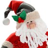 WeRChristmas Sitting Down Santa Christmas Decoration-30cm, 30 x 25 x