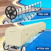 Swimming Pool Solar Reel Cover, 16Ft Heavy Duty Waterproof Solar