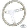13 Inch Blue Metalflake 60s Style Steering Wheel, 3-1/2 Dish