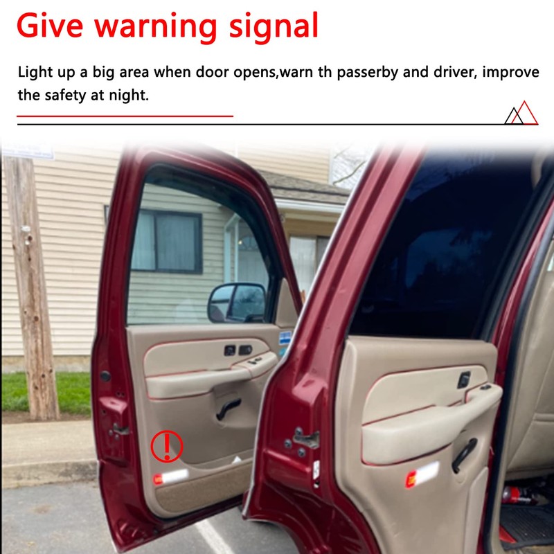 GZZTORES Led Doors Light Courtesy Lights Compatible with Chevy Silverado