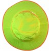 Unbranded Lime Green HI VIS Sun Hat with Reflective Stripe