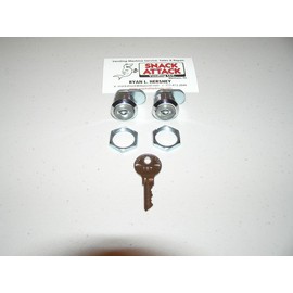 VENDSTAR 3000#157 (2) TOP LID Locks & (2) Keys (OEM) New /!