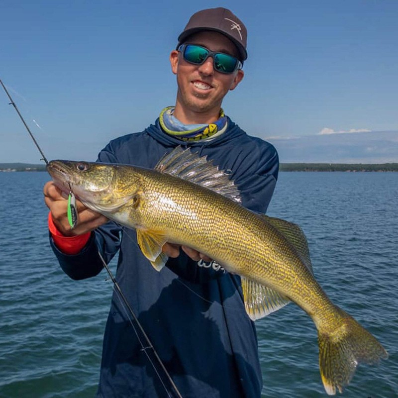 Acme Tackle SW225/CHNG Kastmaster Chrome Neon Green, 1/12 oz.