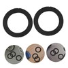 Kisangel 50pcs Rubber Weight Washers for Dumbbells and Barbells Fitness