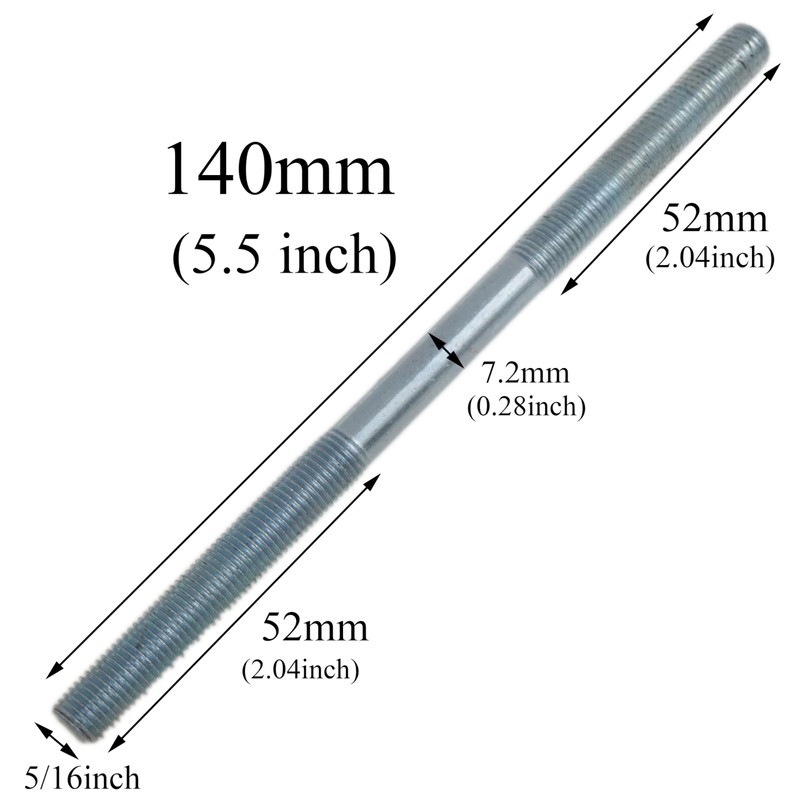 Meuey Lyot Silver Bicycle axle 3/8 Inch Bicycle Multiple Speed