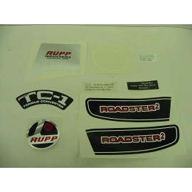 Rupp 1971 1972 rupp mini bike roadster 2 decals minibike complete decals