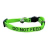 LARRYROO Cat Collar With DO NOT FEED Print - Soft