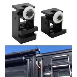 (379060 Standard Blocks, NOT Inverted Blocks) for RV Schwintek Slide Out Motor in Wall Bearing Block Upper Lower Bearing Block RV Replacement with V-Roller Shoe Aluminum (No Rivets)