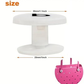 20PCS Beach Bag Replacement Rivets White with b Replacement Rivets for Beach Tote Bag Repair Buttons for Handle Straps Accessories Buckle Pool Bag Accessories