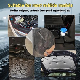 100 Pcs Nylon Universal Cable Tie Buckle - New Multifunctional Nylon Zip Ties,Snap-Fit Ziptie Bumper Retainer Fender Liner Door Panel Fastener