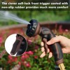 RESTMO Hose Nozzle with Easy Self-Lock Trigger, Heavy Duty Water