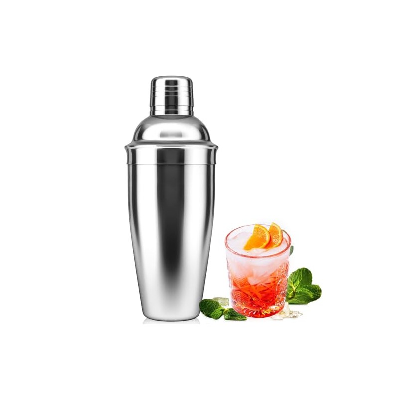 NewGF Cocktail Shaker,Drink Mixer with Built-in Strainer for Mixing Drinks