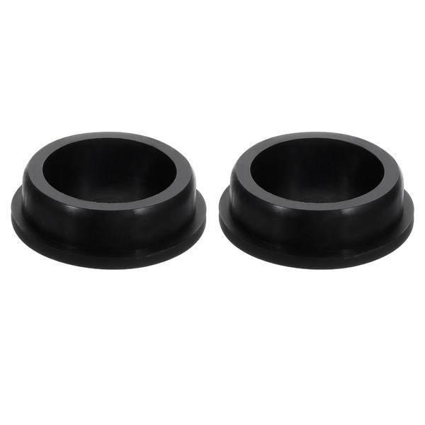 uxcell 2pcs Black Plug Hole 48-49mm/1.89-1.93" Rubber Button Plug for