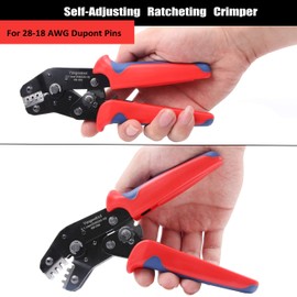 Dupont Crimper,Yangoutool SN-28B High Precision Dupont Crimping Tool and Pin Terminal Crimper Working for 28-18 Awg(0.1-1mm²)
