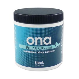 ONA Block Polar Crystal Odour Neutraliser 175 g Tin Air Freshener