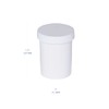 EZY DOSE Ointment Jar and Container, Screw on Cap, Leak-Proof