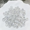 LIMAOLLY 140pcs 8mm Faceted Crystal Glass Beads Round Spacer Beads