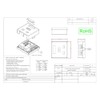 Cat6 1 Port Surface Mount Box, RJ45 Unshielded Female Port,