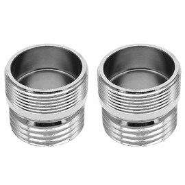 Faucet Adaptor 2PCS Aerator Connector 1/2" Thread Solid Metal Kitchen Tap Connector for Water Purifier（M22-1/2）