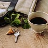 WILDLIFEGARDEN WG4707 Key Chain Chanterelle - Hand Carved Wooden Key