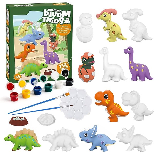 Tuko DIY Painted Toy Kids' Craft Kits for 6+ Years Old Boy and Girls Gift (Dinosaur)