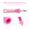 BRDXOOL 2 Pieces Lip Gloss Keychain Cap - Fit for