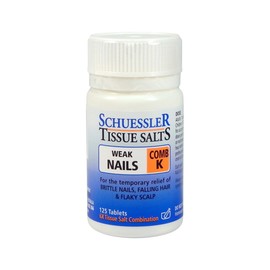 Schuessler Tissue Salts Comb K Weak Nails 125 Tablets