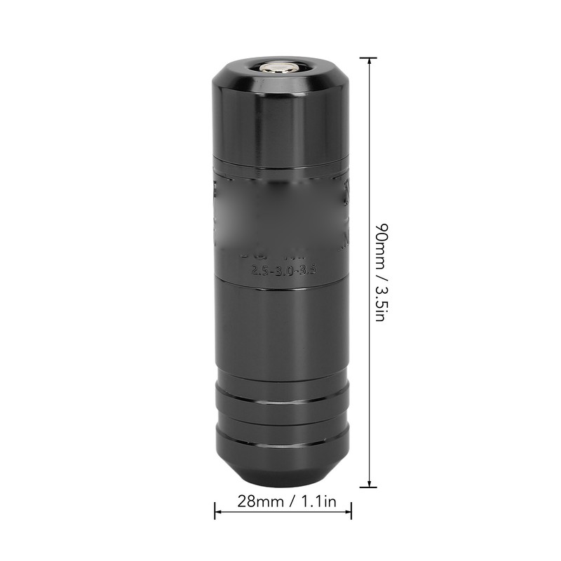 Rotary Tattoo Pen Machine Kit 1.1in Tattoo Short Pen 2400mAh