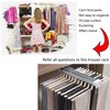 MYOYAY Pull Out Trousers Rack 22 Arms Steel Pull Out
