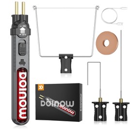 Upgraded Portable Cordless Hot Wire Foam Cutter Pen, 6 in 1 Styrofoam Cutter, LED Light, 32.8ft Replacement Hot Wire, USB-C Charging, Foam Cutter Tool for Small Project, Styrofoam Carving, Crafting