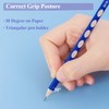 M&G 50 Pcs Triangular Pencils for Kids, Triangular Pole with