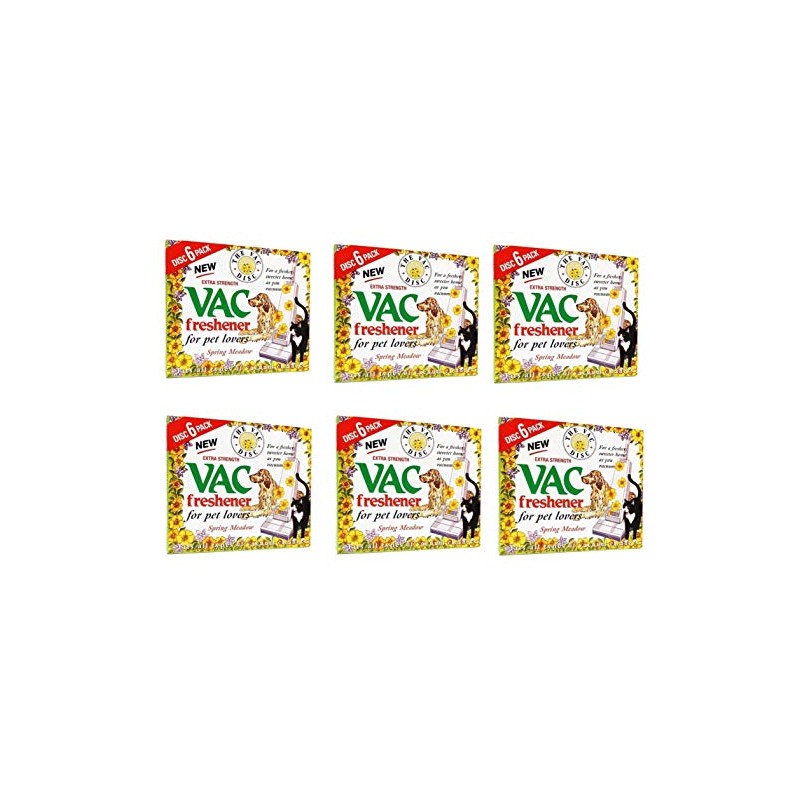 FIND A SPARE 6 Pack Vac Fresheners Spring Meadow Extra