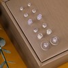 550 Pcs 6 Styles Clear Earring Backs, Earring Backs for