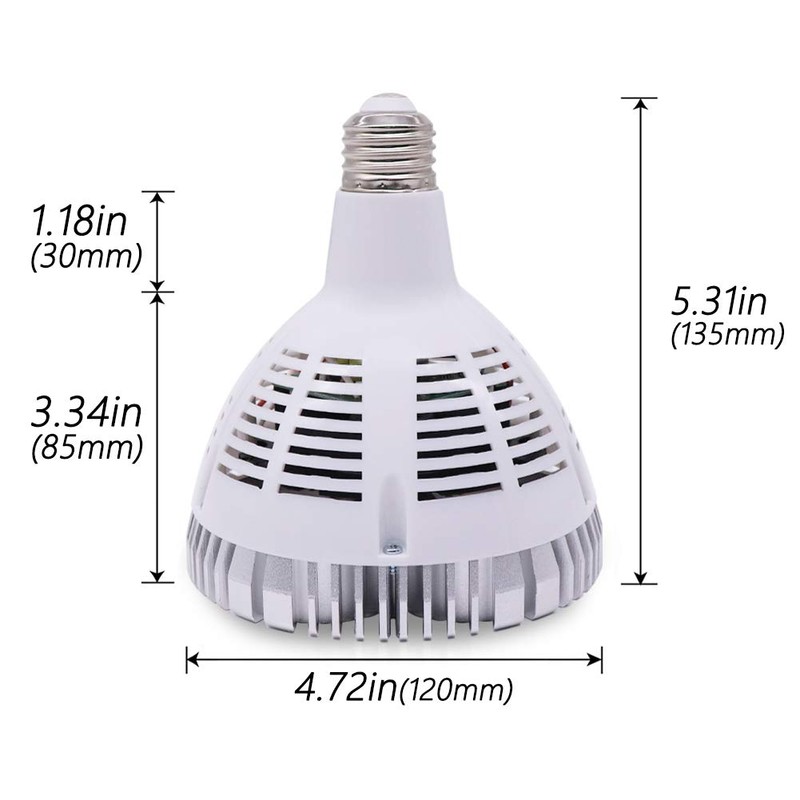 Aolyty 45w (85W Equivalent) PAR38 LED Bulb White 6000K 3500lm