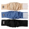 3Pcs Washable Male Dog Belly Band Wrap Waterproof Pet Diaper