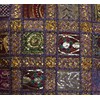 16 Recycled Sari Cushion Covers 40 cm Indian Moroccan Purple
