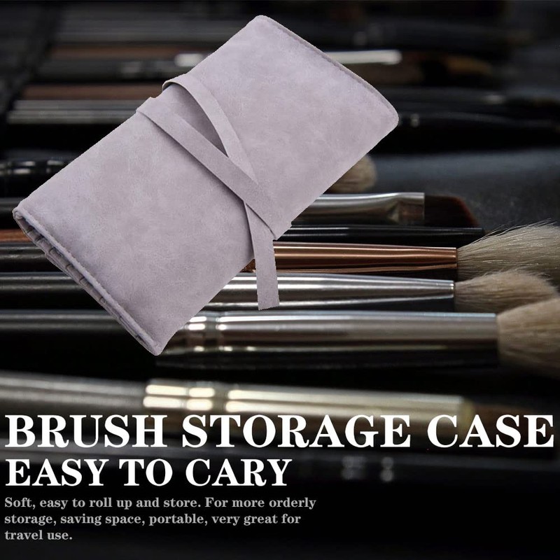 Makeup Brushes Rolling Case Pouch Portable Travel Makeup Bag Cosmetic