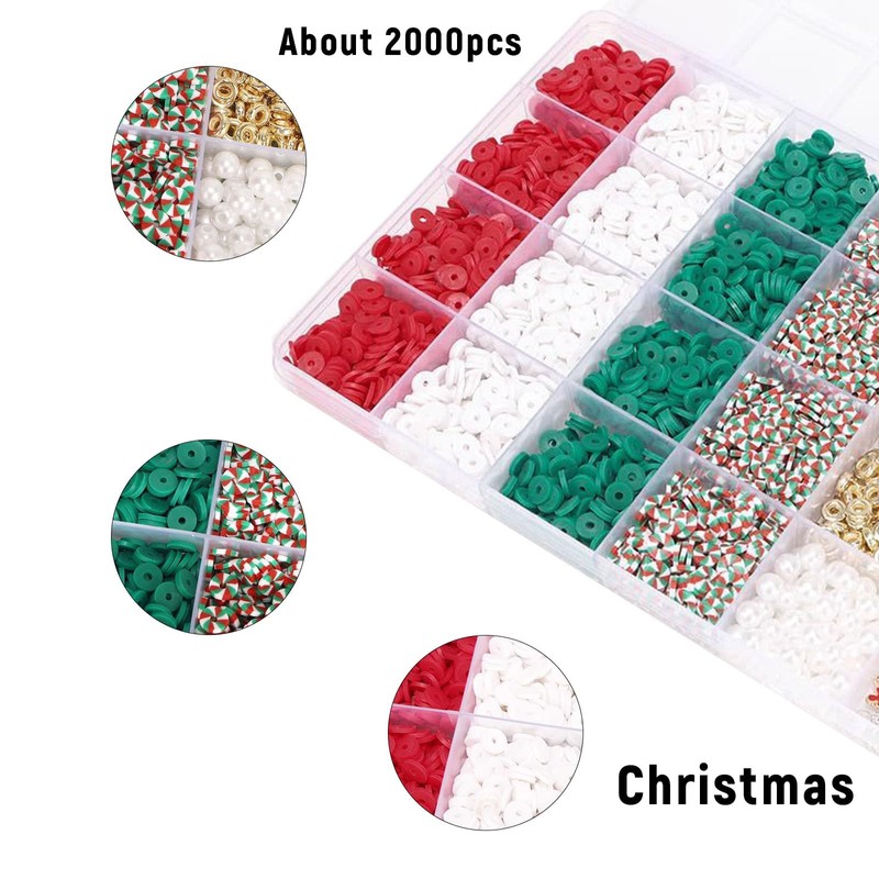 Christmas Letter Beads for Threading Bracelets DIY Crafts Letter Beads
