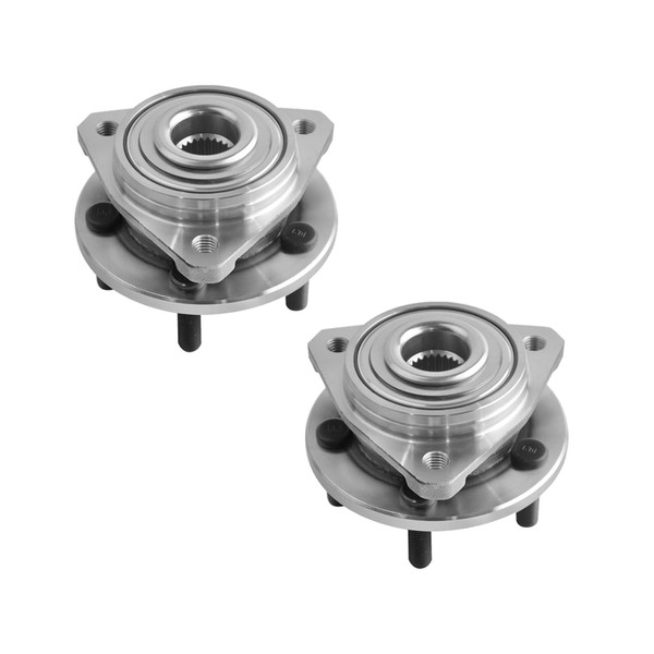 PM Auto Pair of 2 Front Wheel Hub Bearing Assembly