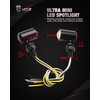 MZS Motorcycle LED Turn Signals, Front Light Amber+Amber and Rear