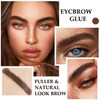 Eyebrow Gel Waterproof Formula Long-Wear Brow Gel, Volumizing, Buildable, Creamy