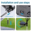 2 Set Solar Powered Garden Lights Patio Outdoor Waterproof Decorative