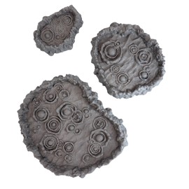 28mm - 32mm Scale Bubbling Pits Wargaming Terrain - Sci-Fi & Fantasy Scatter Set, 3D Printed Scenery Diorama for Tabletop Battles, Battlefield War Inspired Miniatures - Forged Terrain