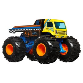 Hot Wheels Monster Trucks 1:24 Scale Haulin Toy Vehicle for Ages 3 and Up