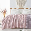 jinchan Pink Throw Blanket for Couch Spring Cotton Blanket Soft