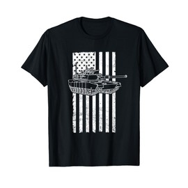 M1A2 Abrams MBT American Flag Main Battle Tank Women Men T-Shirt