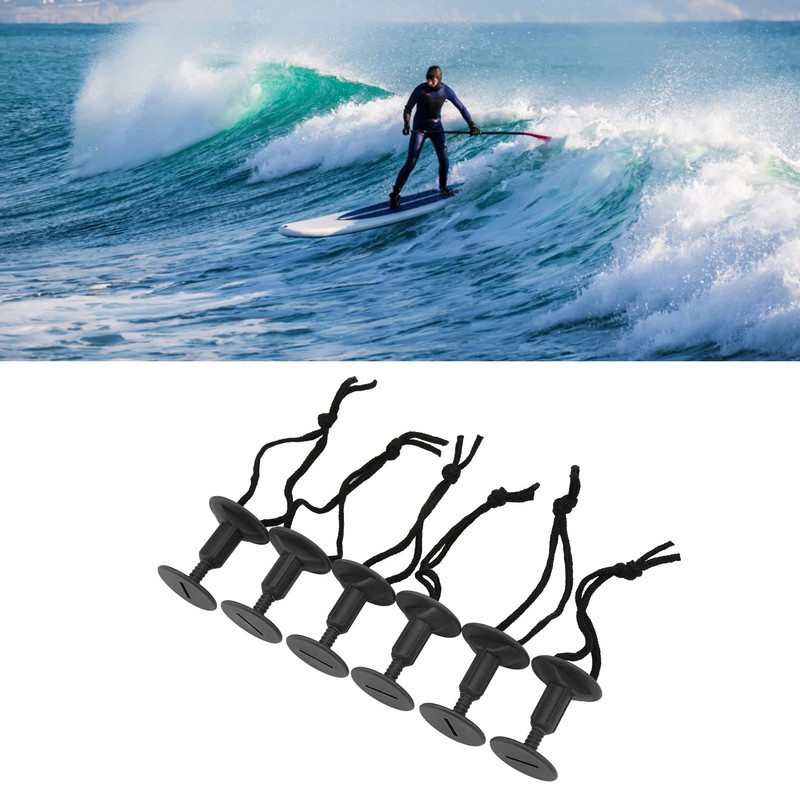 Alomejor Surf Rope Plug 6Pcs Tabla de Surf Leash Leg