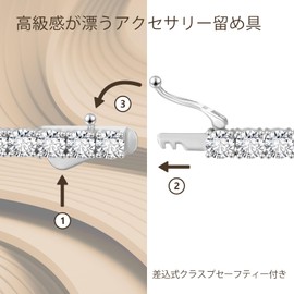 KRKC & CO Unisex Tennis Bracelet, 925 Silver, 0.1/0.11/0.16/0.2 in (2/3/4/5 mm) Cubic Zirconia, 14K Gold/Pink Gold Plated, CZ Diamond, For Men/Women, Jewelry, Gift for Anniversary, Birthday, Sterling